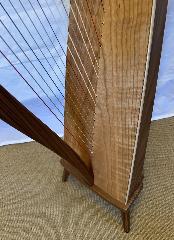 Dusty Strings FH 34 S Lever Harp: Walnut with Camac levers 