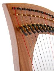 Dusty Strings FH 34 Lever Harp in Sapele