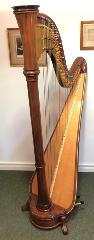Aoyama Orpheus 47 Pedal Harp: Walnut - in Stock