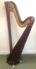 Salvi Daphne 47 EX Pedal Harp: Mahogany - in Stock -  P22474