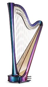 Salvi Rainbow 47 CG Electro Acoustic Pedal Harp