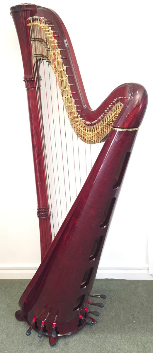 Diana 47 Pedal Harp in Mahogany Gloss In Stock