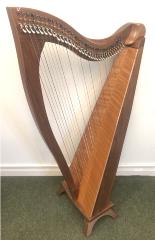 Dusty Strings FH 34 Lever Harp in Walnut