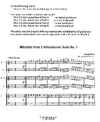 Minuetto - L'Arlessiene Suite 1 - Bizet - Arr. Stephanie Curcio 