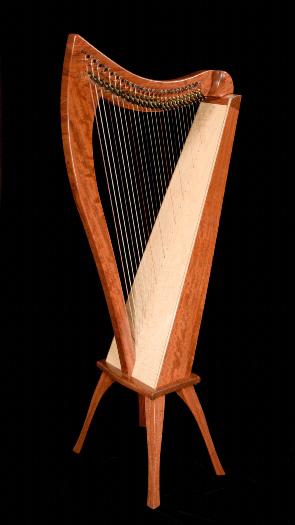 Dusty Strings FH 26 Lever Harp in Bubinga