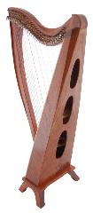 Dusty Strings FH 34 Lever Harp in Bubinga